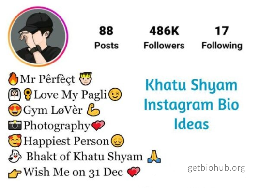 Khatu Shyam Instagram Bio - Facts, Quotes, and Personal Details