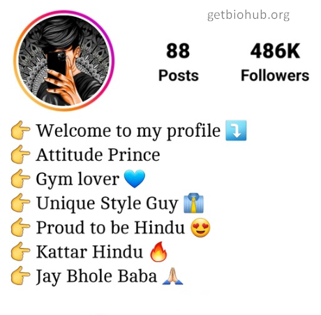 Kattar Hindu Bio Ideas for Instagram: Creative and Unique Examples