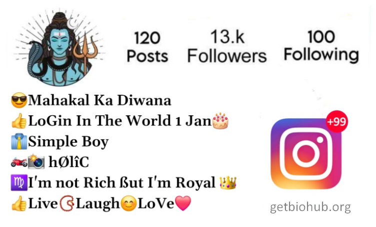 400+ Best Mahakal Bios for Instagram: Unique and Powerful Captions